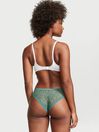Victoria's Secret French Sage Green Mesh Cheeky No Show Knickers
