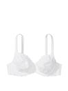 Victoria's Secret White Lightly Lined Full Cup Broderie Scalloped Trim Bra