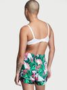 Victoria's Secret Tropic Resort Green Satin Pyjama Short