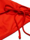 Victoria's Secret Flame Rib Red Brief Bikini Bottom