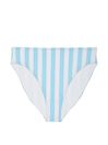 Victoria's Secret Blue Stripes High Waisted Bikini Bottom