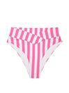 Victoria's Secret Pink Stripes High Waisted MixandMatch Crossover HighWaist Bikini Bottom