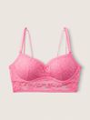 Victoria's Secret PINK Dreamy Pink Lace Wired Push Up Bralette
