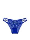 Victoria's Secret Blue Butterfly Embroidery Bikini Embroidered Knickers