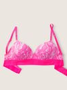 Victoria's Secret PINK Atomic Pink Marble Non Wired Push Up Smooth T-Shirt Bra