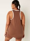 Victoria's Secret PINK Soft Cappuccino Brown Everyday Ringer Tank
