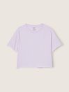 Victoria's Secret PINK Purple Whisper Summer Lounge Cotton Pyjama Short Sleeve TShirt
