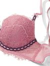 Victoria's Secret Dusk Mauve Pink Ribbon Slot Lightly Lined Demi Bra