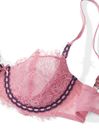 Victoria's Secret Dusk Mauve Pink Ribbon Slot Unlined Balcony Bra