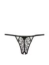Victoria's Secret Black Patent Leather G String Knickers