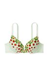 Victoria's Secret Pale Green Embroidery Dream Angels Plunge Push Up Bra