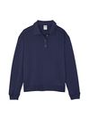Victoria's Secret PINK Midnight Navy Blue Polo Sweatshirt