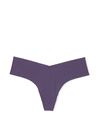 Victoria's Secret Valiant Purple Rib Thong No-Show Knickers