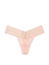 Victoria's Secret Purest Pink Gold Lace Up Thong Knickers