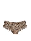 Victoria's Secret Champagne Nude Basic Animal Lacie Cheeky Knickers