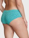 Victoria's Secret Aquarius Floral Outline Blue Printed Hipster Seamless Knickers