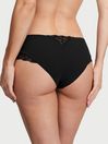 Victoria's Secret Black Posey Lace Cheeky Knickers