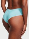 Victoria's Secret Fountain Blue Ribbed No Show Cheeky Knickers