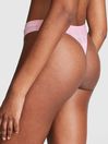 Victoria's Secret PINK Pink Bubble Heart Jacquard Seamless Thong Knickers