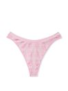Victoria's Secret PINK Pink Bubble Heart Jacquard Seamless Thong Knickers