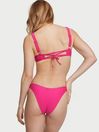 Victoria's Secret Forever Pink Fishnet Balcony Swim Bikini Top