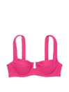 Victoria's Secret Forever Pink Fishnet Balcony Swim Bikini Top