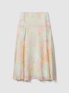 Florere Printed Midi Skirt