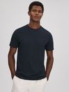 Reiss Navy/White Mikan Pack of Two Crew-Neck T-Shirts