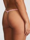 Victoria's Secret PINK Pink Bubble G String Lace Knickers