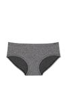 Victoria's Secret PINK Pure Black Marl Seamless Hipster Knickers