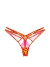 Victoria's Secret Island Vibes Orange High Leg Strappy Thong Knickers