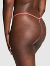 Victoria's Secret PINK Crazy For Coral Pink G String Cotton Knickers