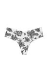 Victoria's Secret White Tropical Toile Thong Knickers