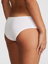 Victoria's Secret PINK Optic White Pointelle Cheeky Cotton Knickers