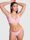 Victoria's Secret PINK Pink Bubble Thong Lace Knickers