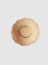 Reiss Natural Audley Frayed Straw Hat