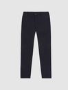 Reiss Navy Pitch Sl Washed Slim Fit Chinos