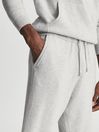 Reiss Soft Grey Manly Cashmere Blend Joggers