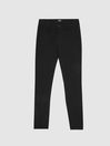 Reiss Black Hoxton Paige High Stretch Skinny Jeans