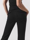 Reiss Black Hoxton Paige High Stretch Skinny Jeans