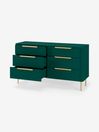 .COM Green Ebro Wide Chest of Drawers