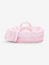 JoJo Maman Bébé Pink Personalised Doll Carry Cot