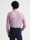 Reiss Pink Remote Reg Cotton Sateen Shirt