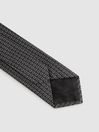 Reiss Charcoal Isola Silk Blend Square Tie