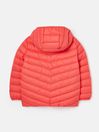Joules Kinnaird Pink Showerproof Padded Coat with Hood
