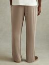 Reiss Champagne Malin Elasticated Plisse Trousers
