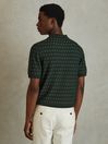 Reiss Emerald Rizzo Half-Zip Knitted Polo Shirt