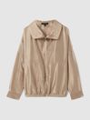 Atelier Zip Through Jacket with Silk