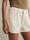 Reiss Cream Colorado Garment Dyed Shorts