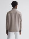 Reiss Mushroom Mast Wool Button Through Jacket